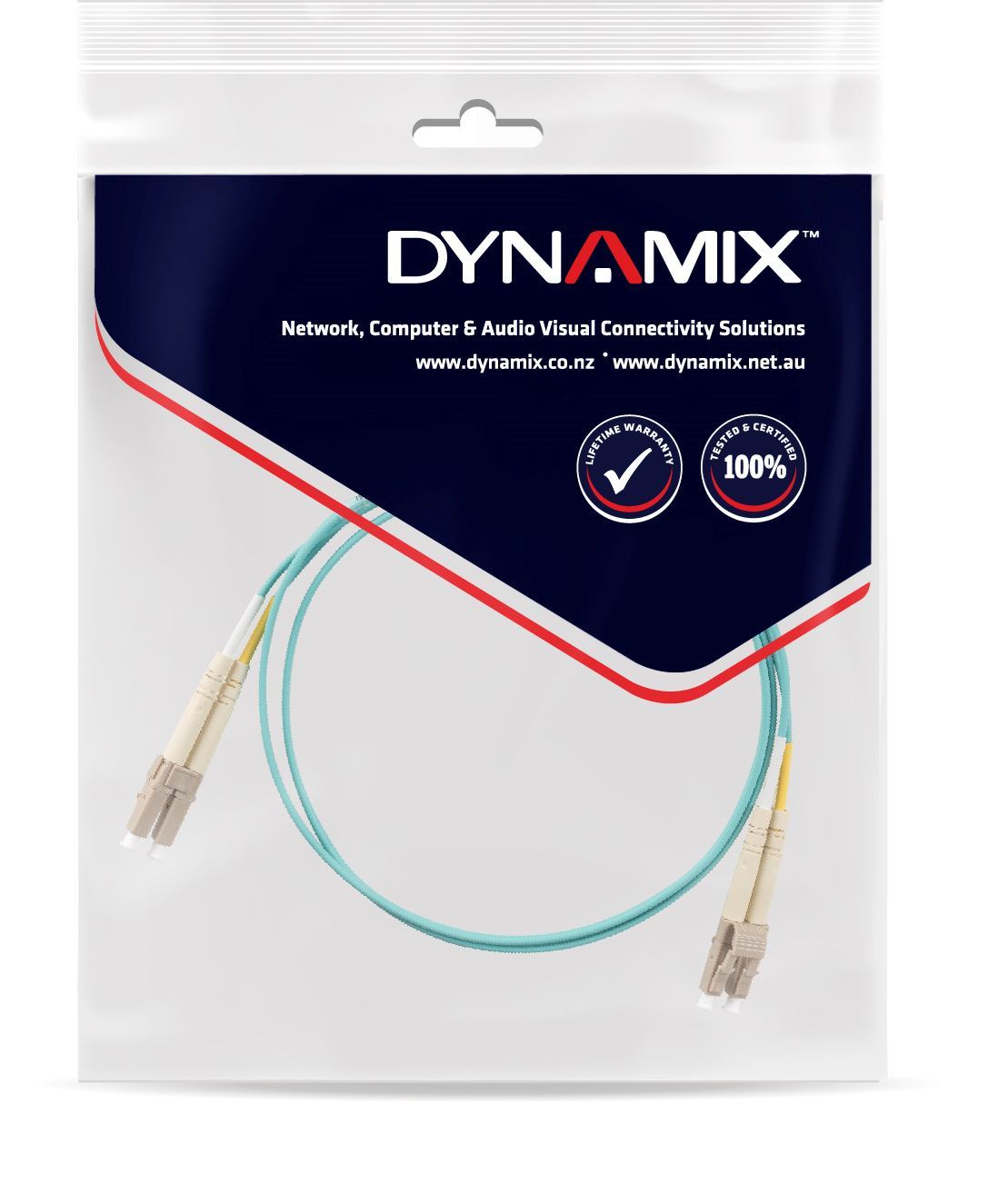 1.5M 50u LC/LC OM3 Multimode Fiber Optic Patch Cable (Duplex, Aqua LSZH Jacket) - High-Speed Data Center, Server Room & Network Installation