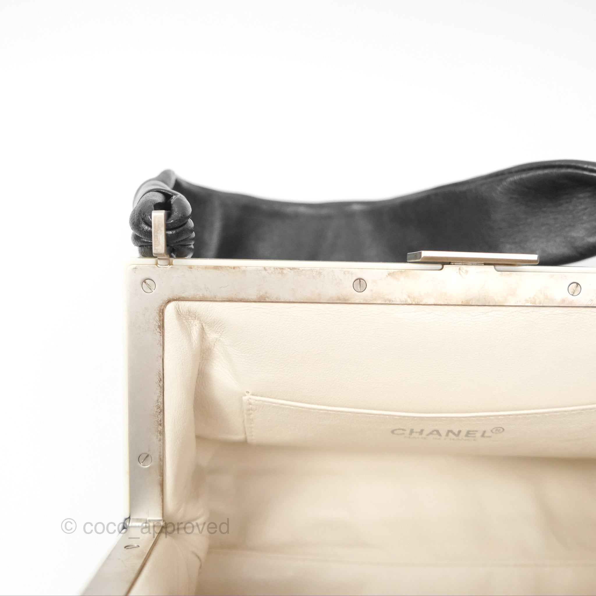 Chanel Choco Bar Shoulder Bag Black Lambskin Leather Crossbody Purse for Women | Luxury Designer Handbag for Date Night & Evening Events