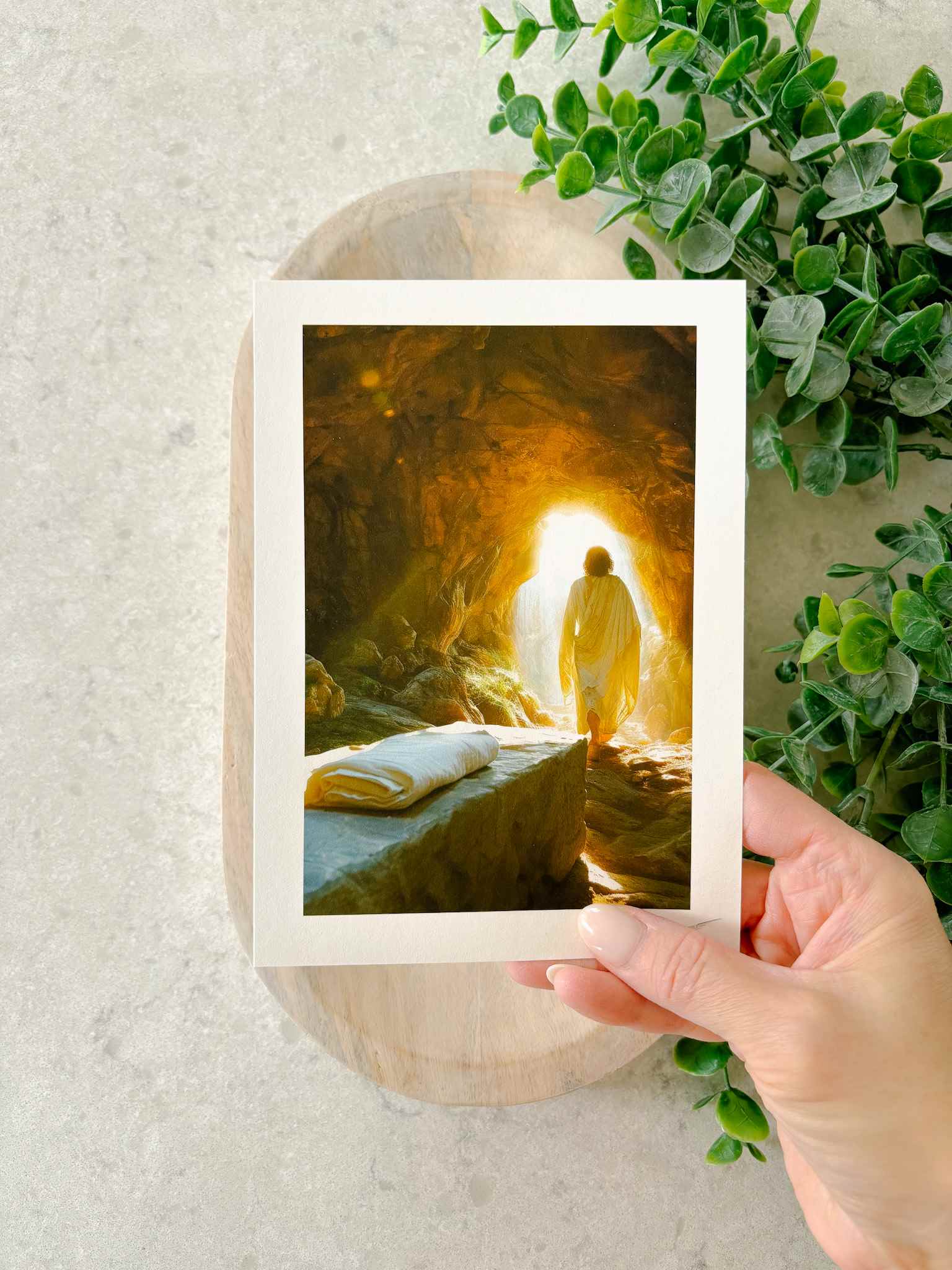Victory in Jesus Print - Inspirational Christian Wall Art for Home, Church & Office Decor - Perfect for Gifts & Faith-Based Interiors