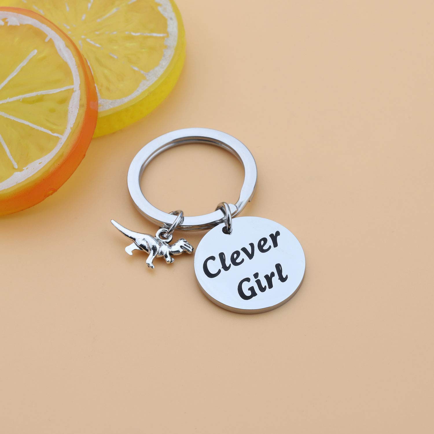 AKTAP Clever Girl Dinosaur Jewelry - Adjustable Dinosaur Bone Bangle Bracelet for Women - Perfect for Jurassic Themed Parties, Cosplay & Dinosaur Lovers Gifts
