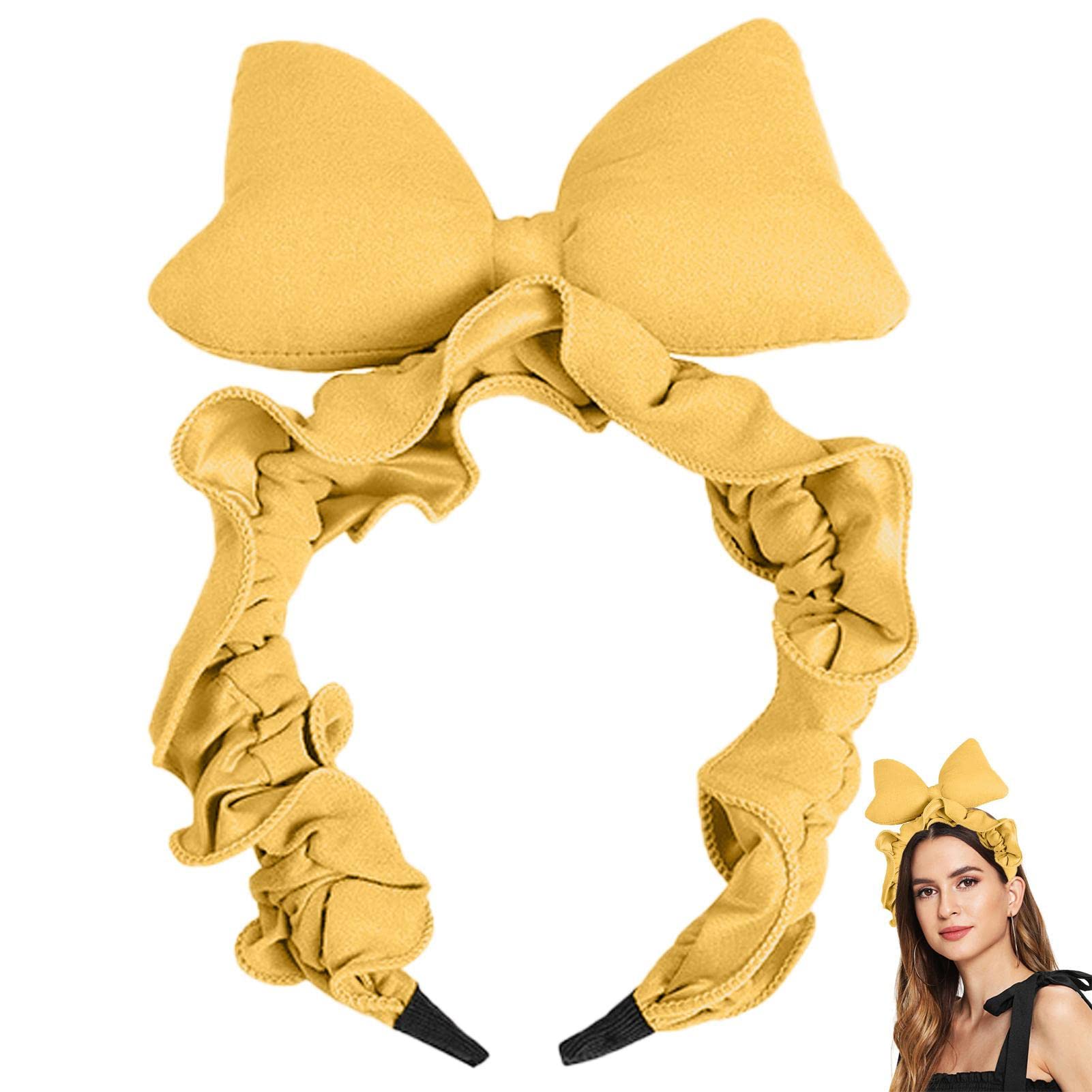 Elegant Bow Headband for Women & Girls - Stretchable Hair Bands with Cute Bows - Perfect for Weddings, Parties, and Everyday Fashion Accessories