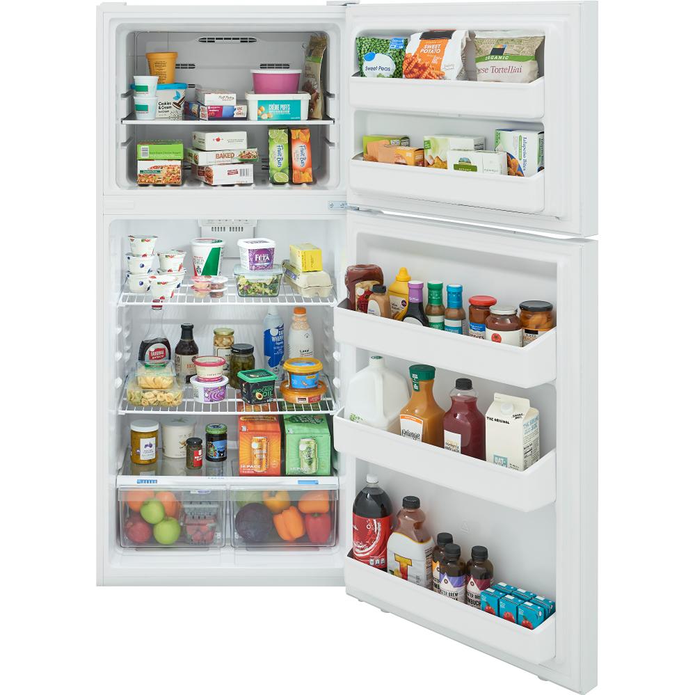 Frigidaire 30 Inch Top Freezer Refrigerator - 18.17 cu. ft. Capacity, White (FFHT1814YW) - Perfect for Kitchens, Apartments, and Small Spaces