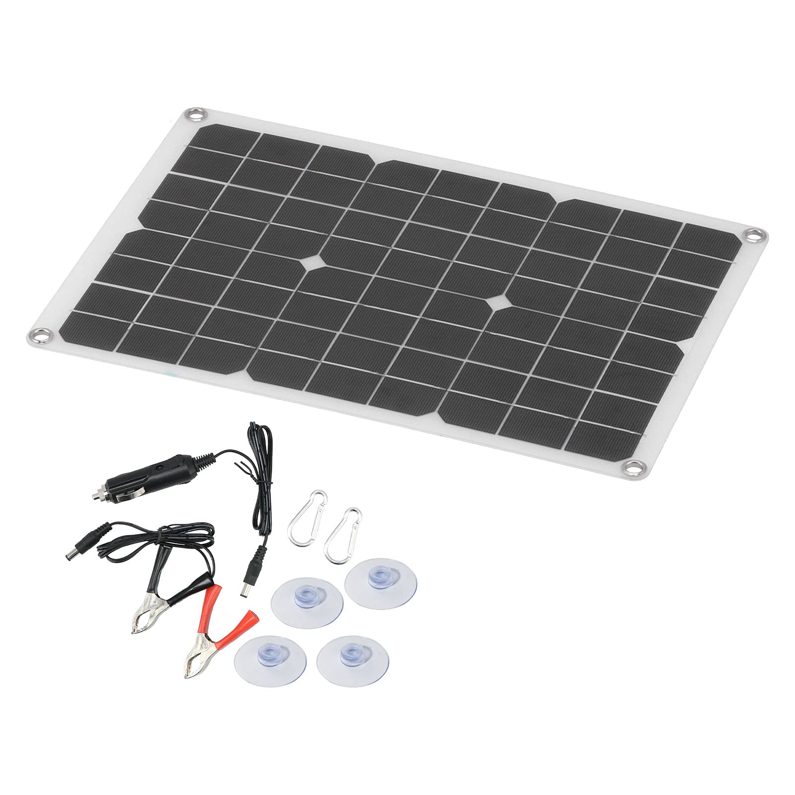 50W Solar Panel Kit with USB Port - Waterproof & Durable Portable Solar Charger for RV, Boat, Yacht, Shed, Water Pump | Outdoor Power Solution for Camping, Hiking & Emergency Backup
