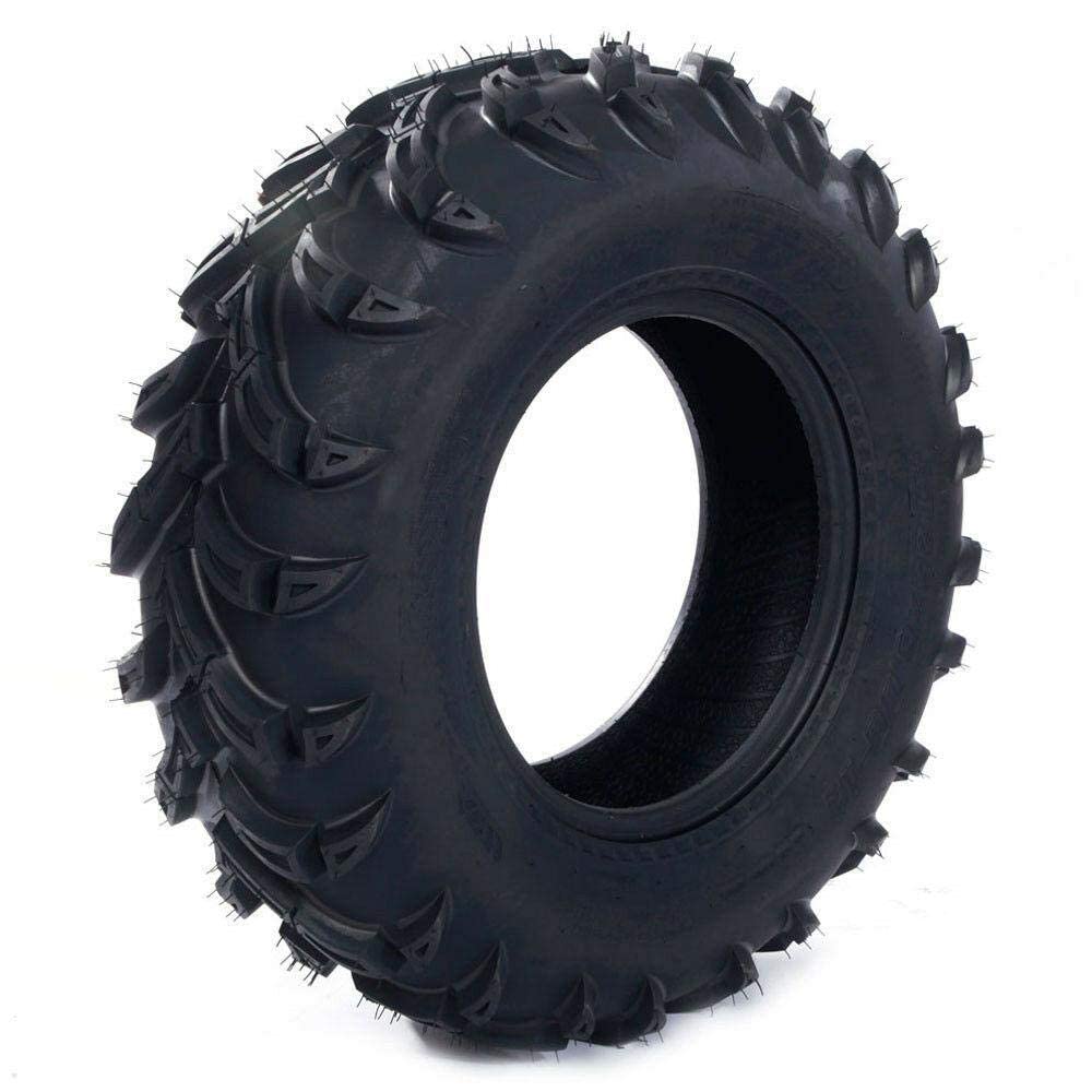 MOTORHOT Set of 4 ATV/UTV Tires 26x9-12 Front & 26x11-12 Rear - 6PR All-Terrain Tubeless Tires with 15mm Deep Tread for Trail, Sand & Off-Road Adventures