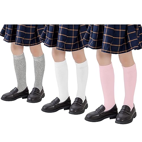 Ivory/Pink/Grey_3 Pairs