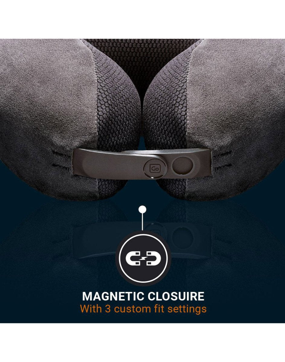 Go Travel Ultimate 3.0 Memory Foam Neck Pillow for Airplane, Car & Office - Ergonomic Support for Travelers & Commuters