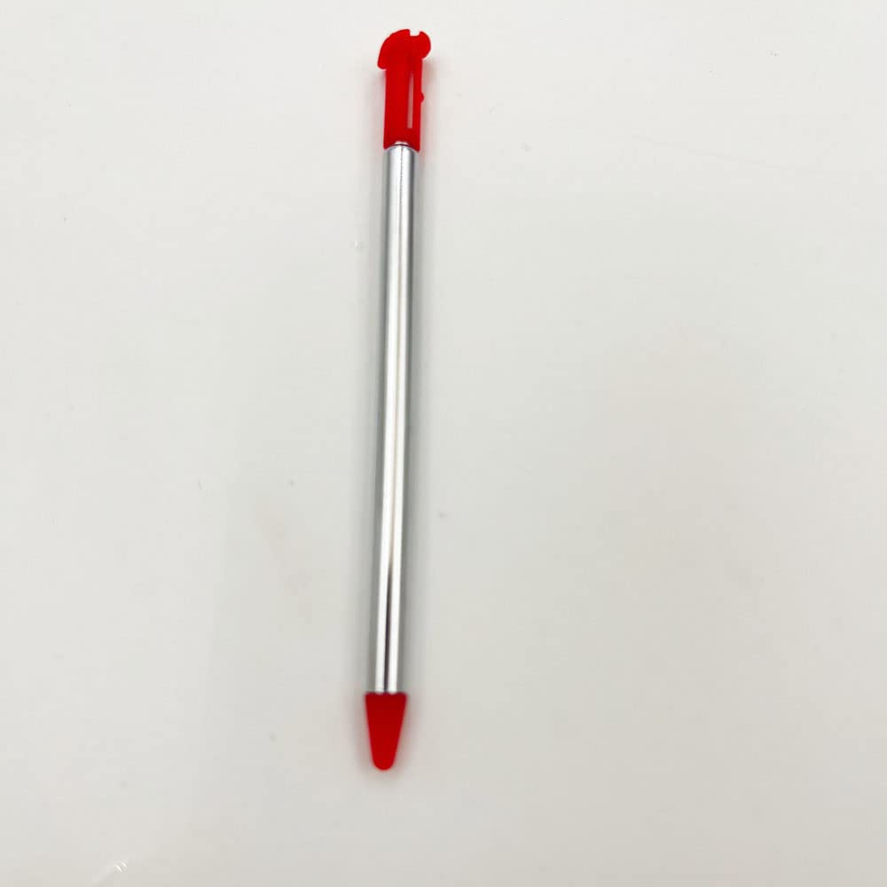Premium Metal Adjustable Touch Stylus Pen for Nintendo New 3DS XL/LL & 2015 Small Console - Red | Precision Stylus for Gaming, Drawing & Note-Taking