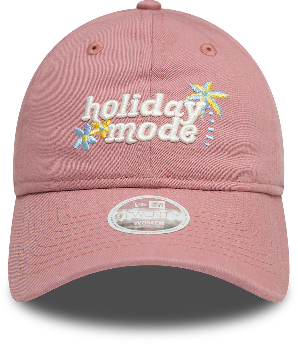 Women's New Era 9Twenty Holiday Mode Dusty Pink Baseball Cap - Perfect for Christmas Gifts, Festive Outfits & Casual Wear