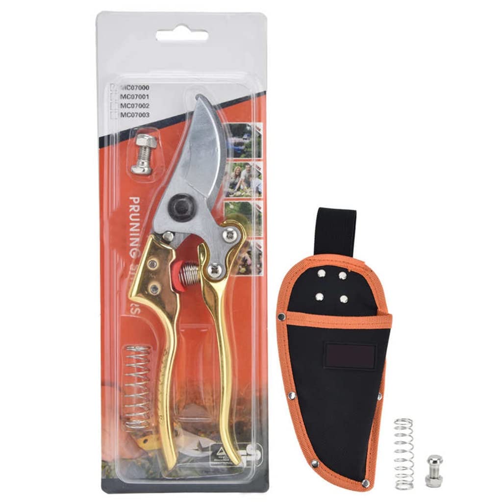 Premium Gardening Pruning Shears - Sharp Bypass Pruner for Branch Trimming, Home Garden, Floral Arrangement & Landscaping | Ergonomic Hand Tool for Easy Cutting & Pruning