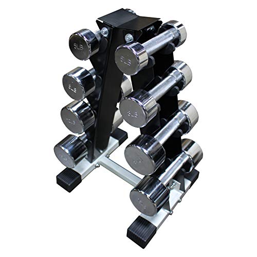 Ader Heavy Duty Dumbbell Rack - Wall Mounted or Free Standing Dumbbell Organizer for Home Gym, Garage, and Fitness Studio - Perfect for Weight Storage & Space Saving Workout Equipment Organization