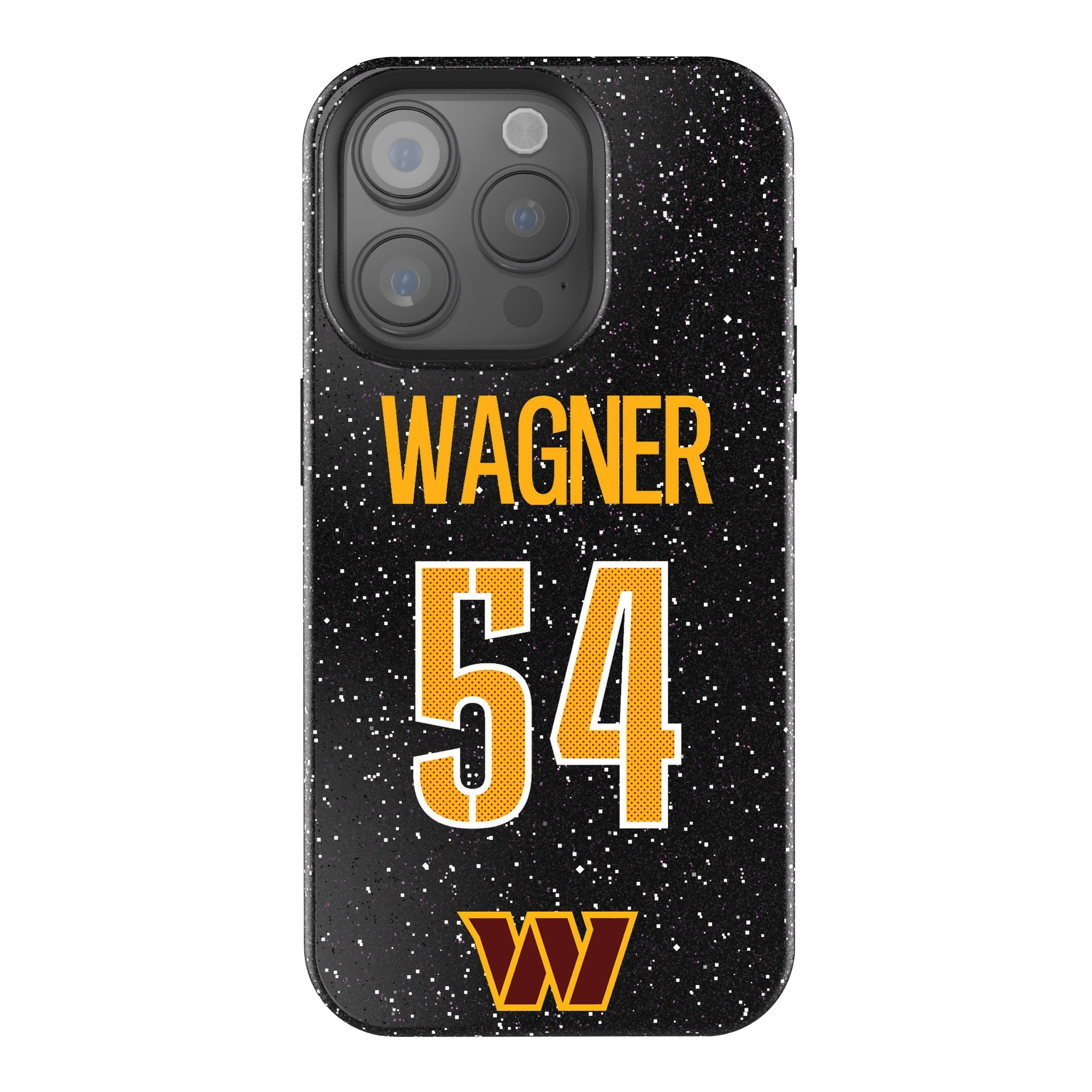 Bobby Wagner Washington Commanders 54 Rhinestone Bling Phone Case for iPhone & Samsung - Perfect for Football Fans & Game Day Accessories