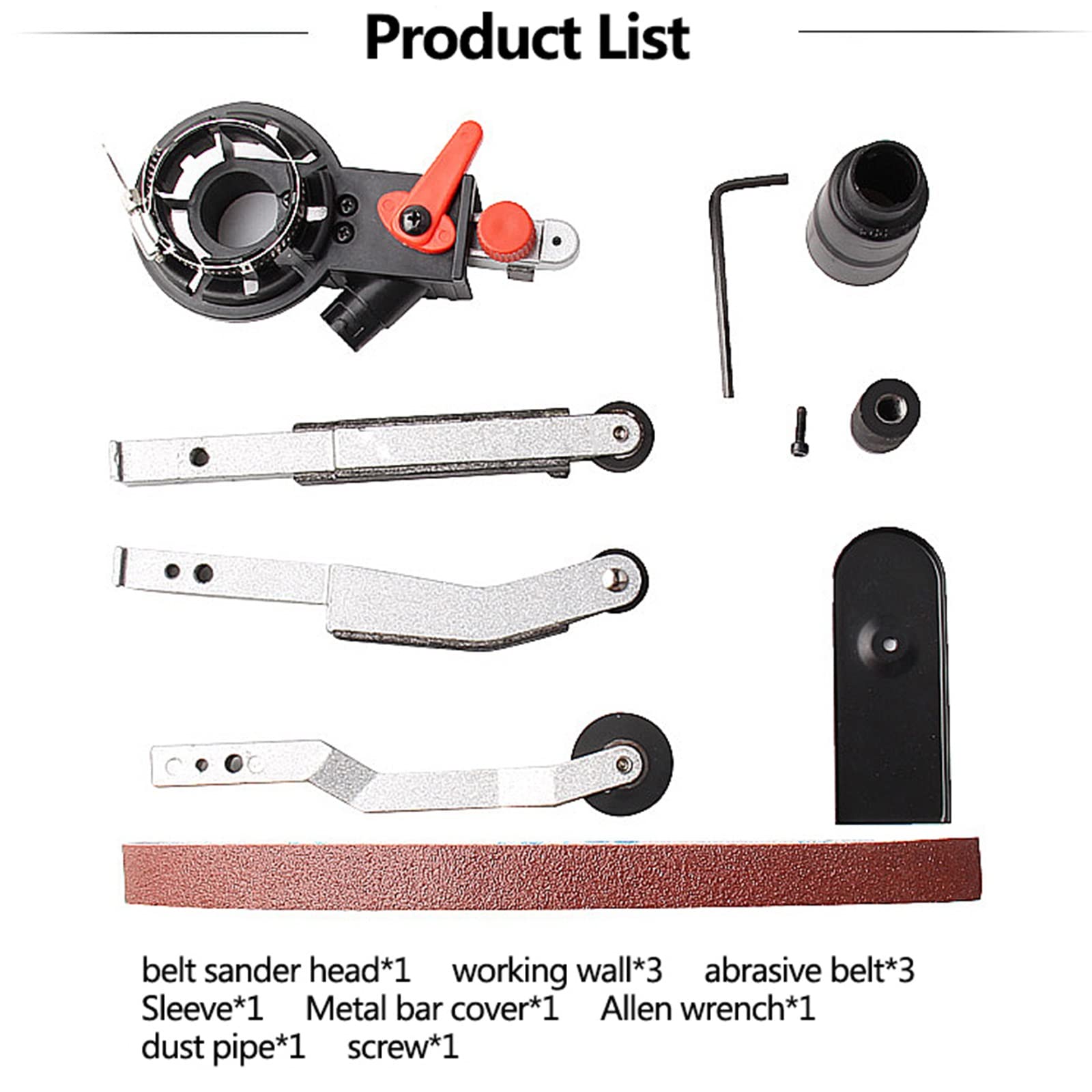 Electric Angle Grinder & Belt Sander Converter - Powerful Grinding Tool for Polishing Glass, Wood, Metal & Plastic - Perfect for DIY Projects, Woodworking & Metal Fabrication
