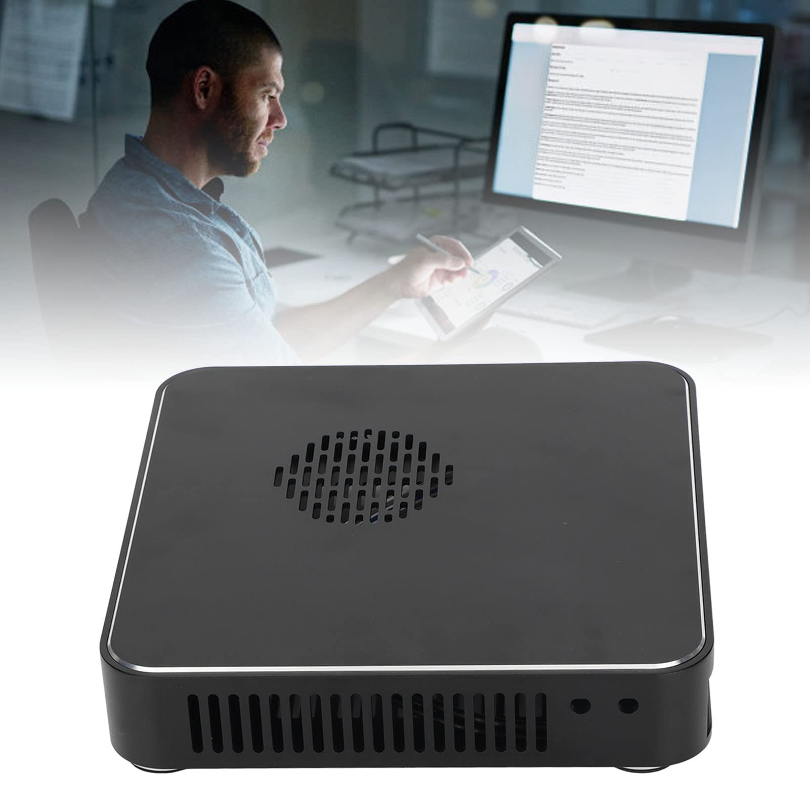 Compact Mini ITX PC Case with Excellent Cooling & Expansion - Sleek HTPC Chassis for Home Theater & Gaming Setups - Small Form Factor Desktop Computer Case