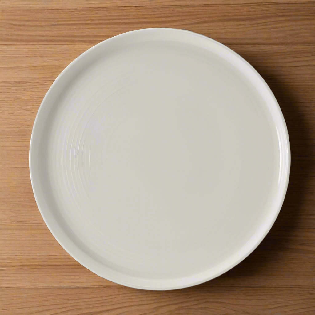 Alyssa Elegant Porcelain Dinner Plate Set - 10.5 Inch Round Fine China Plates for Formal Dining, Wedding, Party & Everyday Use