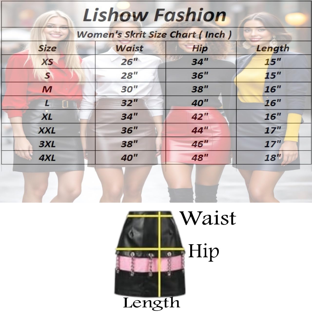 Black Leather Moto Biker Mini Skirt for Women - Edgy Fashion Punk Rock Style Skirt - Perfect for Motorcycle Riding, Concerts & Night Out