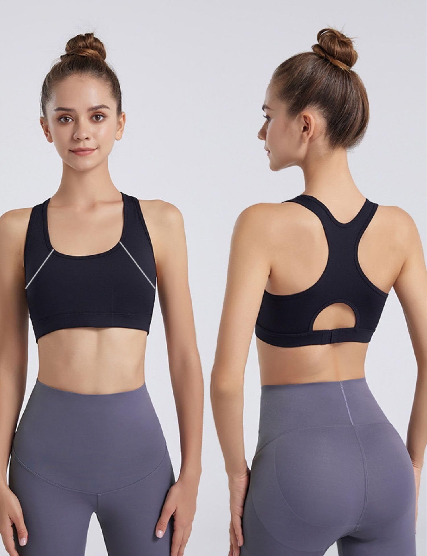 High Support Sports Bras for Women - Comfortable Workout & Everyday Wear - Perfect for Running, Yoga, Gym & Sleep