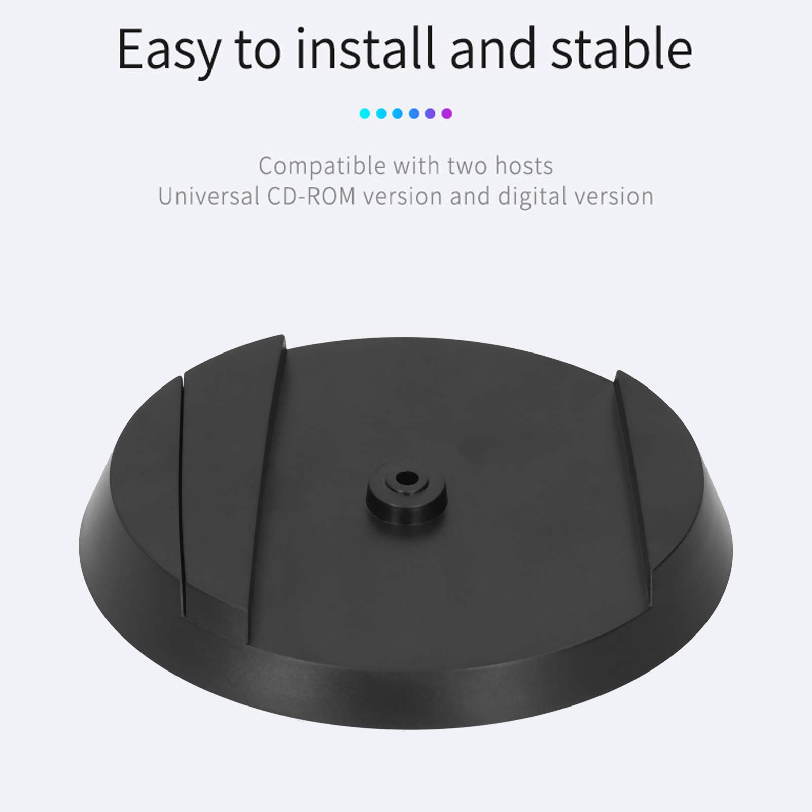 Premium PS5 Vertical Stand - 2-in-1 Cooling Base with Bottom Ventilation Holes | Secure Holder for PlayStation 5 Console | Perfect for Gaming Setups & Entertainment Centers
