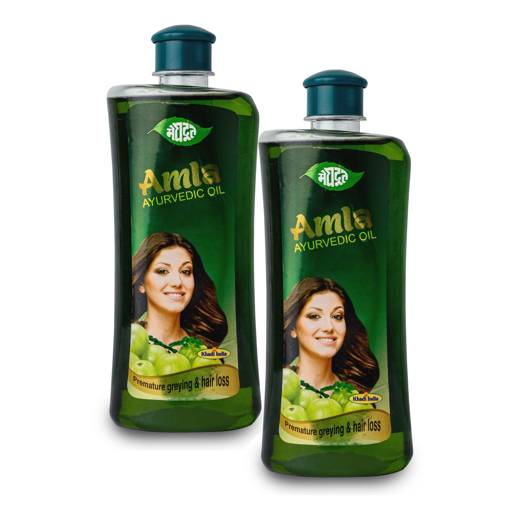 Meghdoot Amla Hair Oil - 1000ml with Natural Ingredients (Aloe Vera, Neem, Henna, Brahmi, Bhringraj & Fenugreek) for Strong, Long & Thick Hair Growth | Hair Treatment for Dry, Damaged Hair & Scalp Care | Perfect for Daily Nourishment & Styling