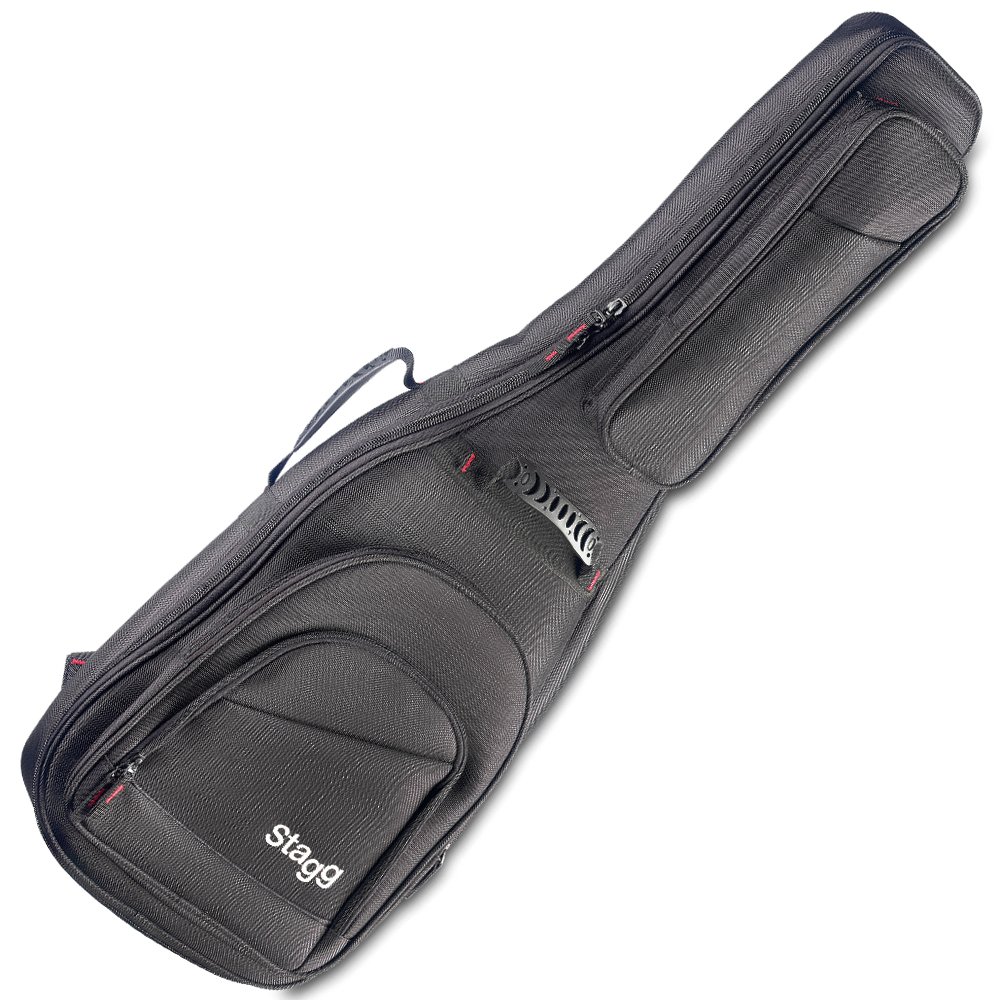 Stagg STB-NDURA 15 UE Ndura Series 15mm Padded Electric Guitar Bag - Durable Protection for Travel & Storage | Perfect for Musicians, Gigging & Studio Use