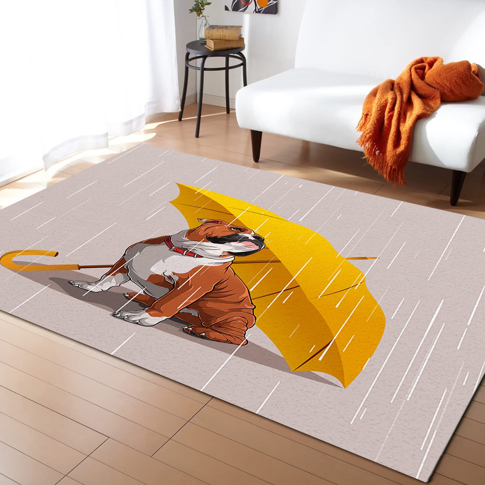 Funny Bulldog Doormat 2'7