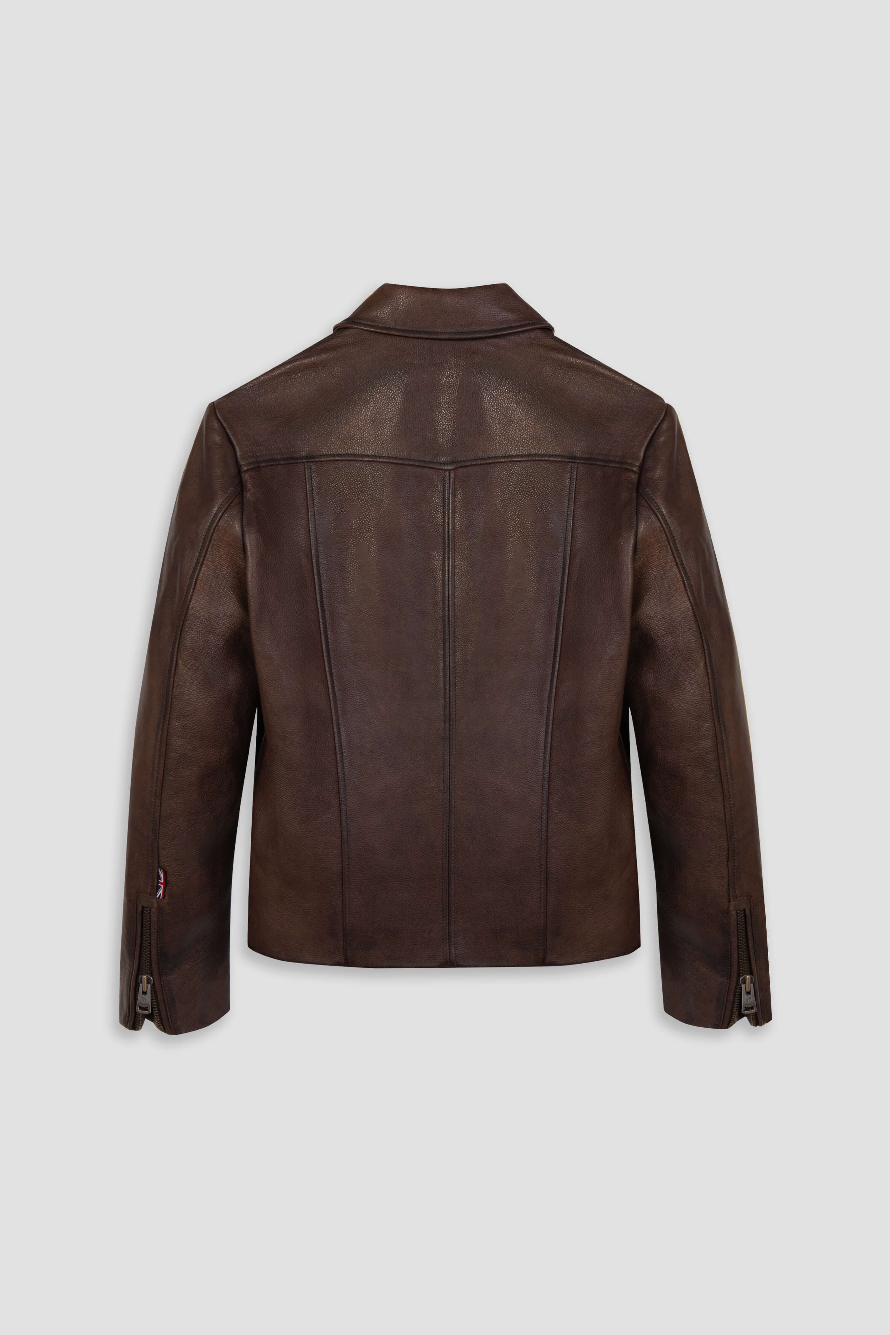 Vintage Brown Leather Jacket for Women - Hendrix Style Retro Outerwear | Perfect for Casual Outfits, Fall & Winter Fashion, and Everyday Wear