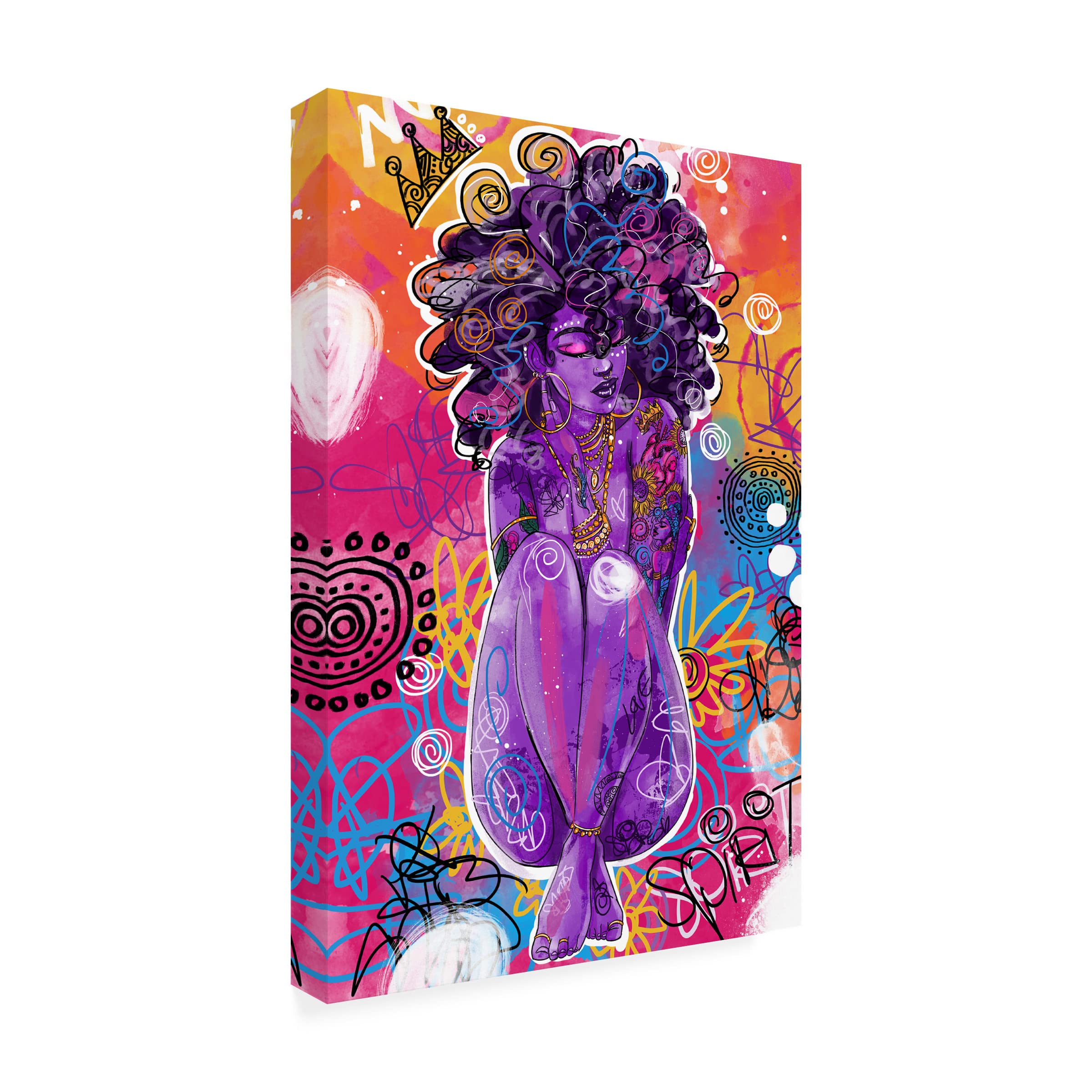 Justin Copeland 'Nomusa' Canvas Art Print - Premium Trademark Fine Art Wall Decor for Living Room, Bedroom & Office