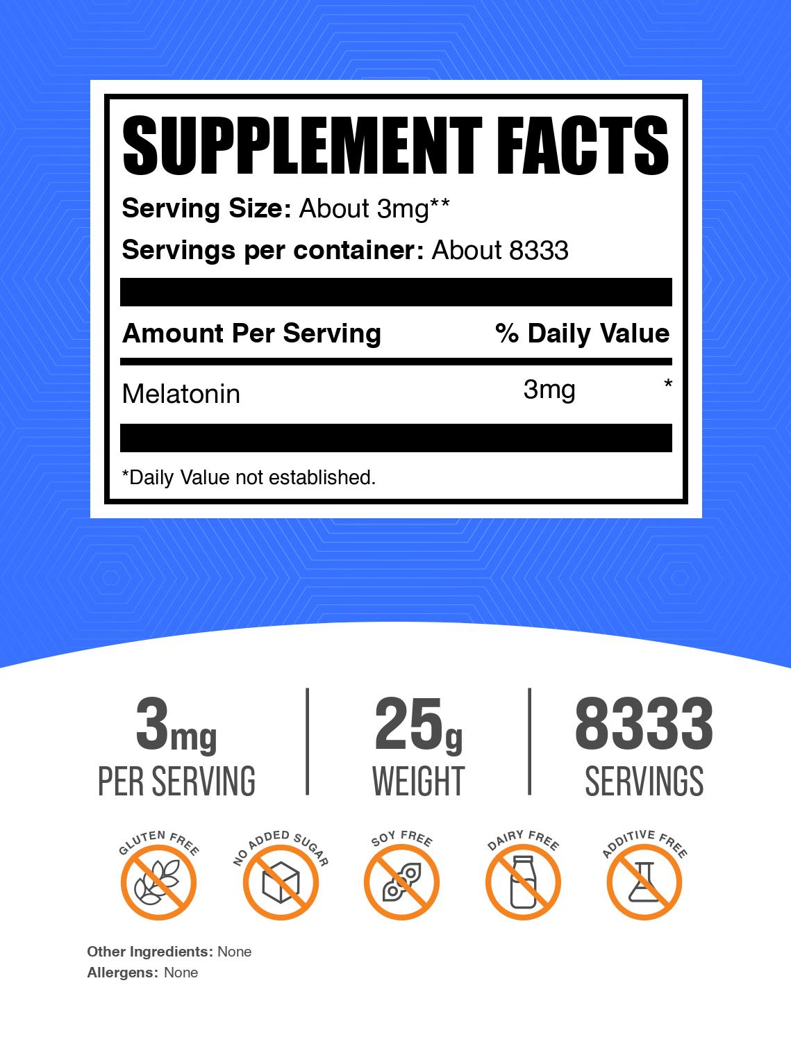 Premium Melatonin Powder for Sleep Support - Natural Sleep Aid Supplement for Adults & Kids - Promotes Relaxation & Better Sleep Quality - Ideal for Travel, Jet Lag & Nighttime Rest