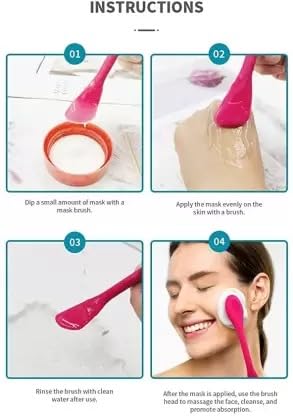 Lusty Soul Purifying Clay Mask with Orange Extract - Deep Cleansing for Blackheads & Oil Control + Silicone Face Scrubber (2-Piece Set) | Perfect for Acne-Prone Skin & Daily Skincare Routine