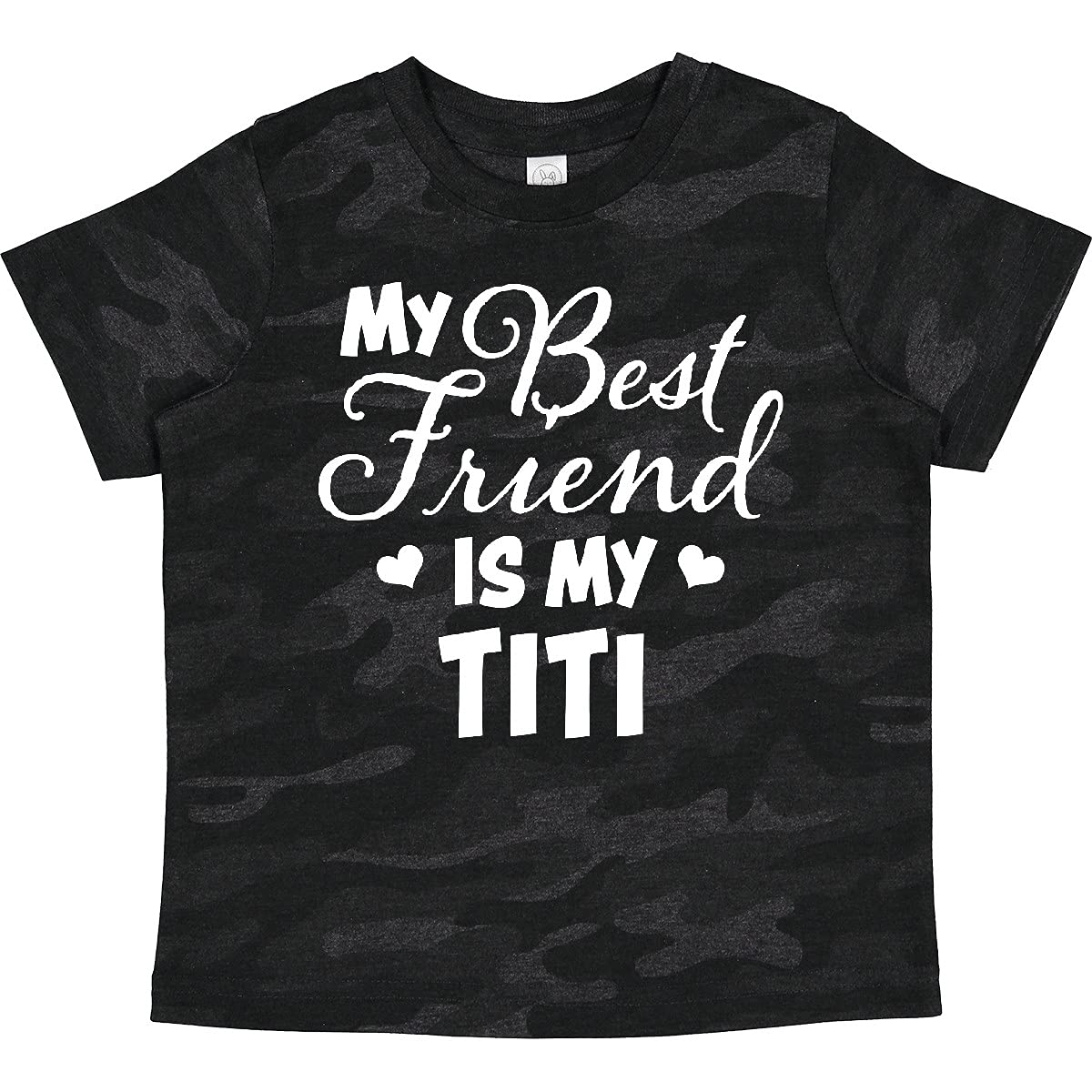 My Best Friend is My Titi with Hearts Toddler T-Shirt - Cute Matching Outfit for Siblings & Cousins