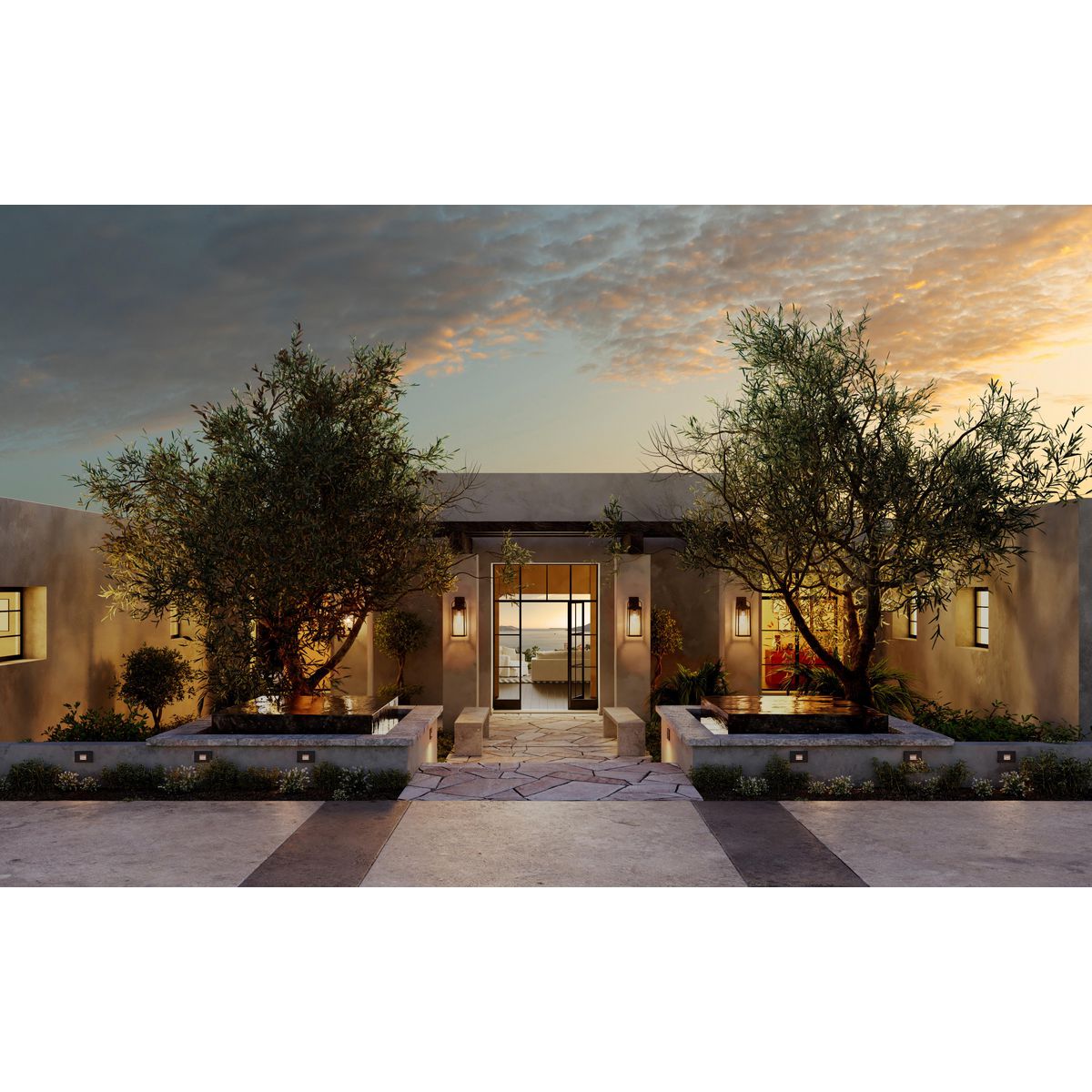 Energy-Efficient LED Wall & Step Light with Photocell Sensor - Indoor/Outdoor Lighting for Stairs, Pathways, and Garden Decor