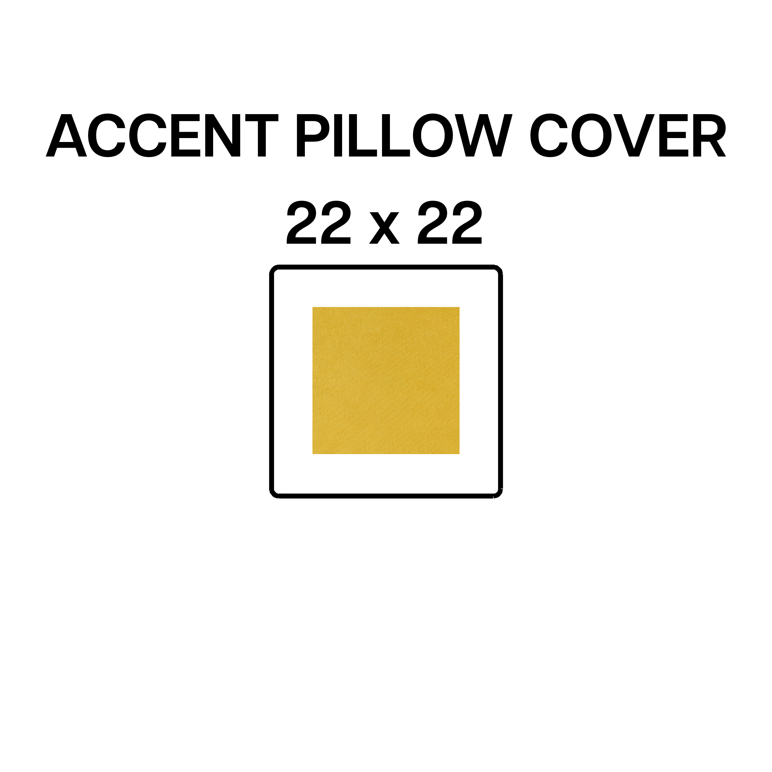 22x22 Inch Yellow Daffodil Floral Accent Pillow Cover - Soft Decorative Throw Pillow Case for Sofa, Bed & Home Decor (BP 643 10)