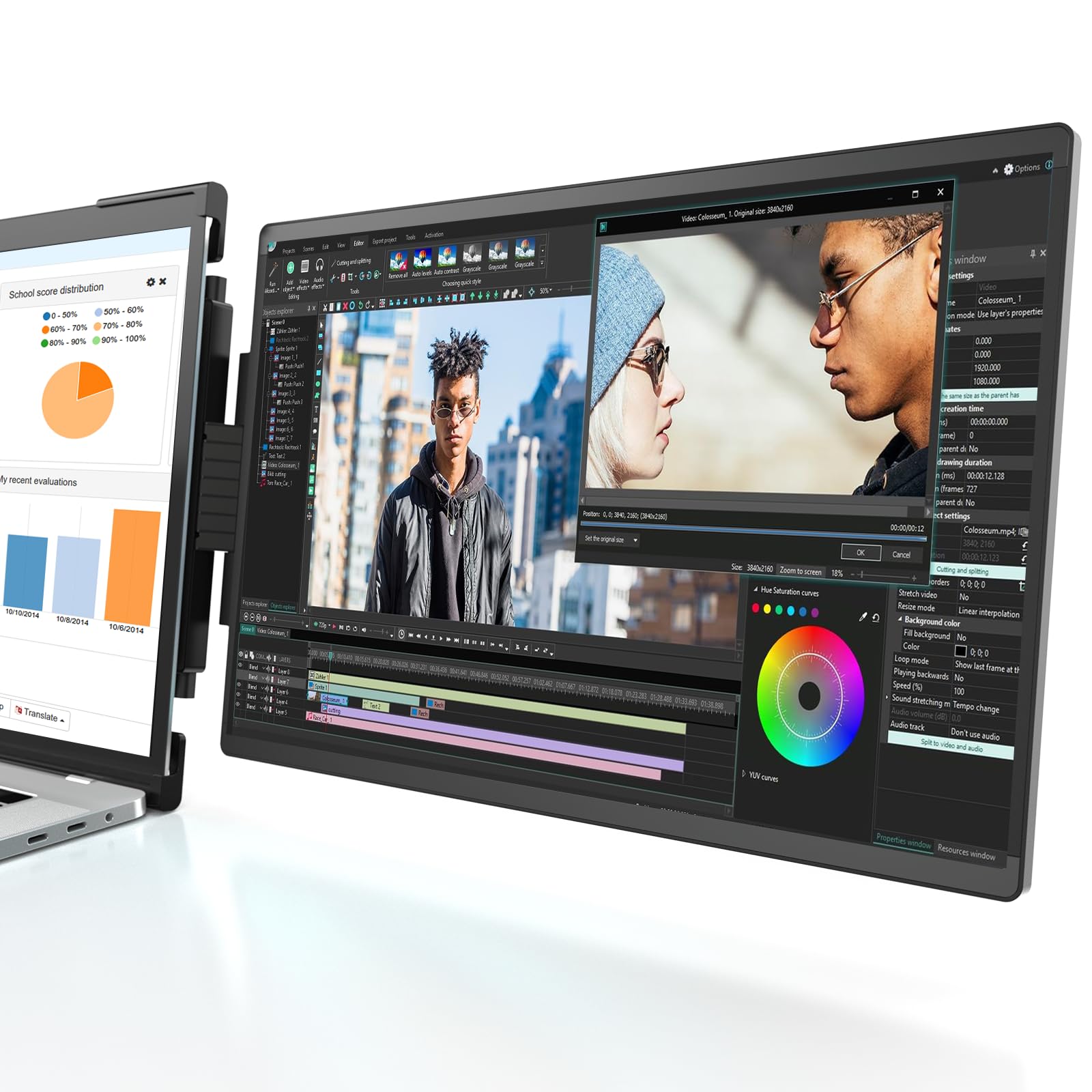 LIMINK 14 Inch Portable Laptop Monitor - 14