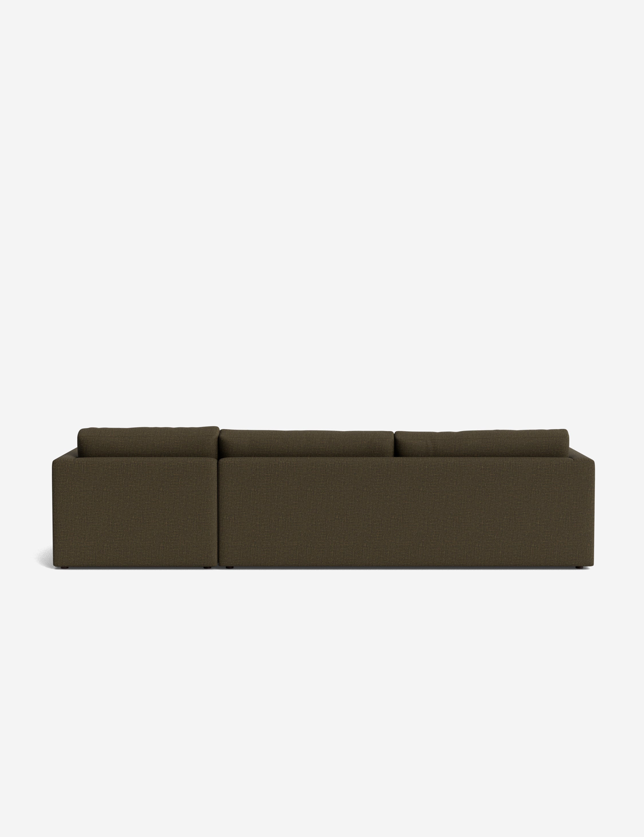 Durham Chaise Sectional Sofa - Modern L-Shaped Couch with Chaise Lounge | Comfortable Fabric Upholstery for Living Room, Family Room & Home Theater