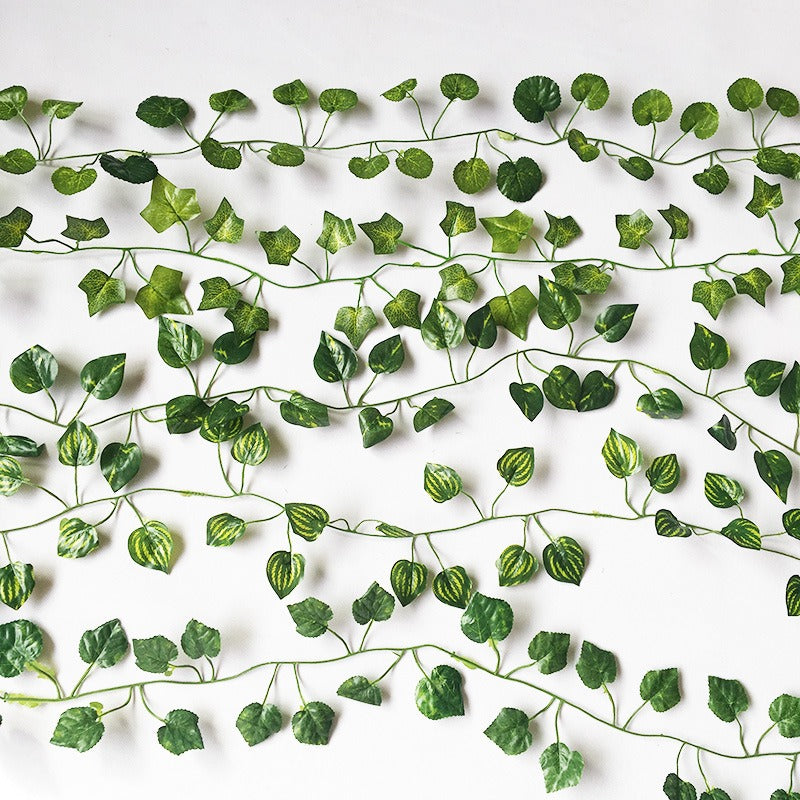 12 Pack Artificial Vines for Home Decor - Fake Greenery Plants for Wall, Wedding, Party & Indoor/Outdoor Decoration