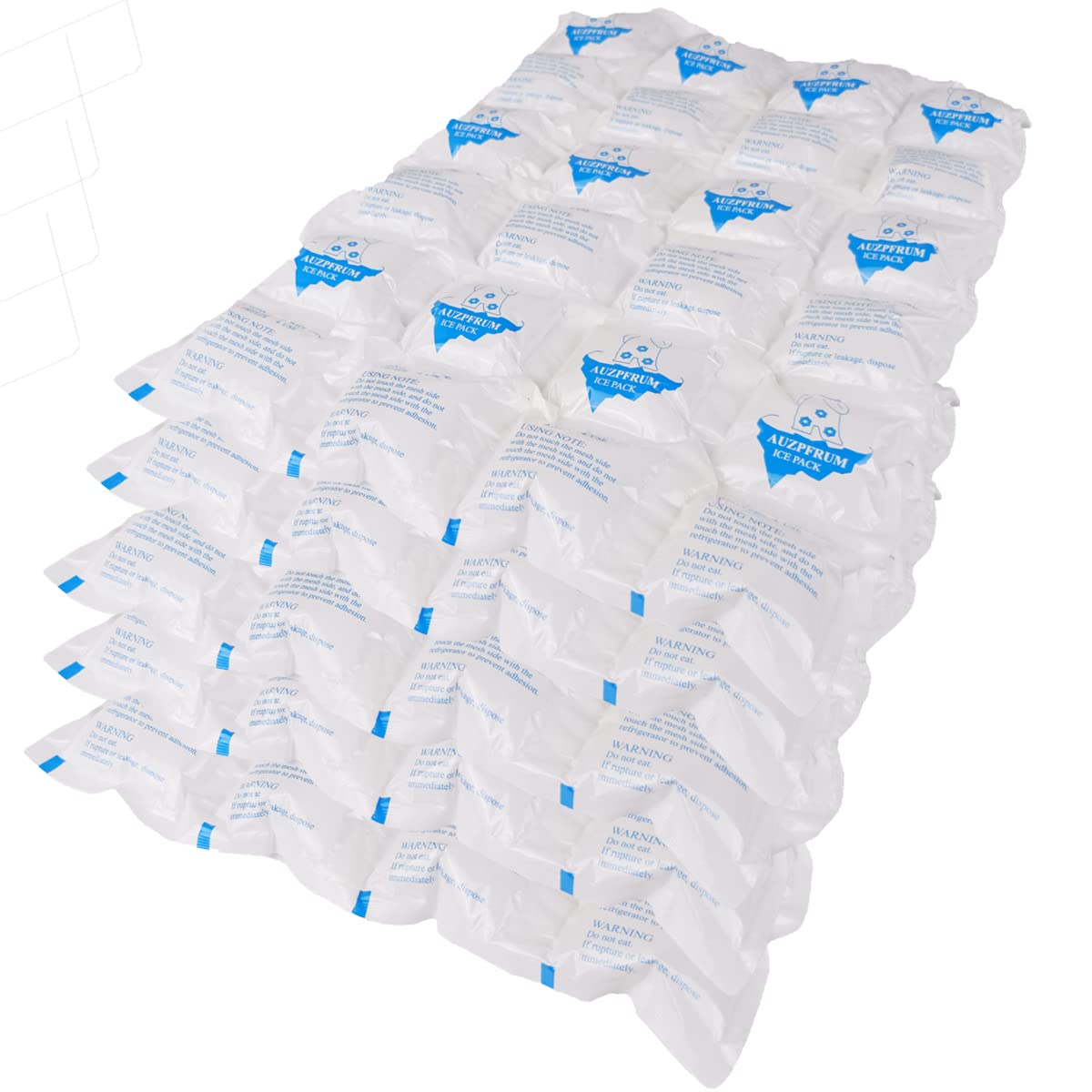 Reusable Dry Ice Packs for Coolers - Long Lasting Freezer Packs for Shipping Frozen Food, Perishables Storage & Mailing - Perfect for Lunch Boxes, Picnics, Camping and Food Delivery Services