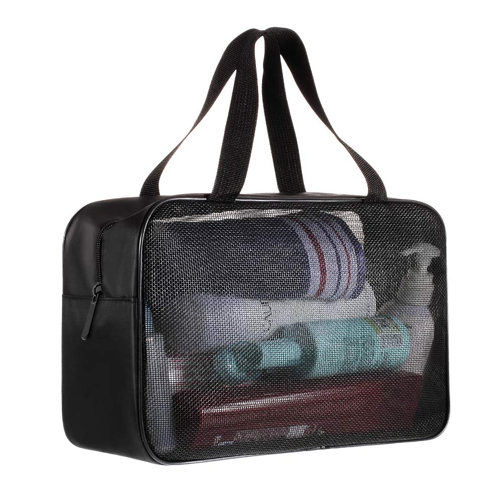 Portable Mesh Shower Caddy Organizer - Quick Dry Bathroom Tote Bag for College Dorm, Gym, Camping & Travel - Waterproof Toiletry Storage for Men, Women & Kids - Ideal for Shower, Beach & Outdoor Activities