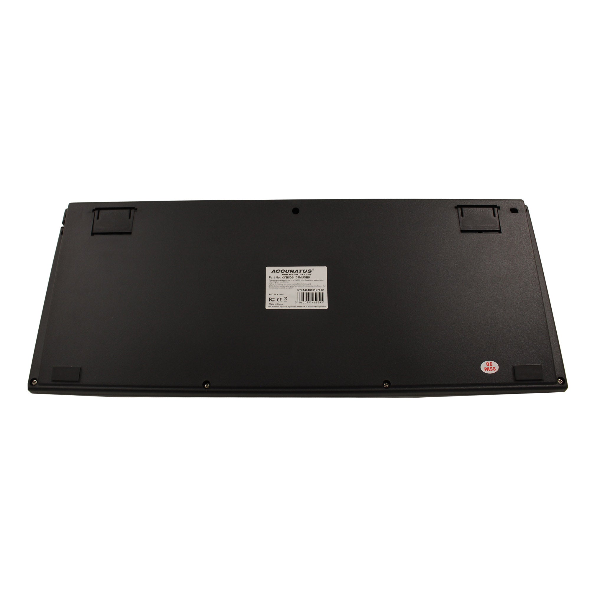 Accuratus POS Mag Swipe Keyboard K104M - Magnetic Card Reader Keyboard for Retail & Restaurant POS Systems | Ideal for Fast Checkout and Payment Processing
