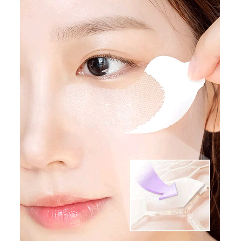 BIOHEAL BOH Probioderm 99.9% Pure Melting Collagen Eye Mask Set - 5 Pairs for Dark Circles, Wrinkles & Puffiness | At-Home Spa Treatment & Night Skincare Routine