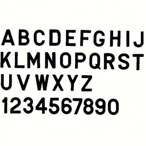 Bernard Engraving PS30BJ - 3 Inch Black Letter Stickers for DIY Crafts, Home Decor, and Office Labeling | Self-Adhesive Vinyl Decals for Walls, Windows, and Scrapbooking