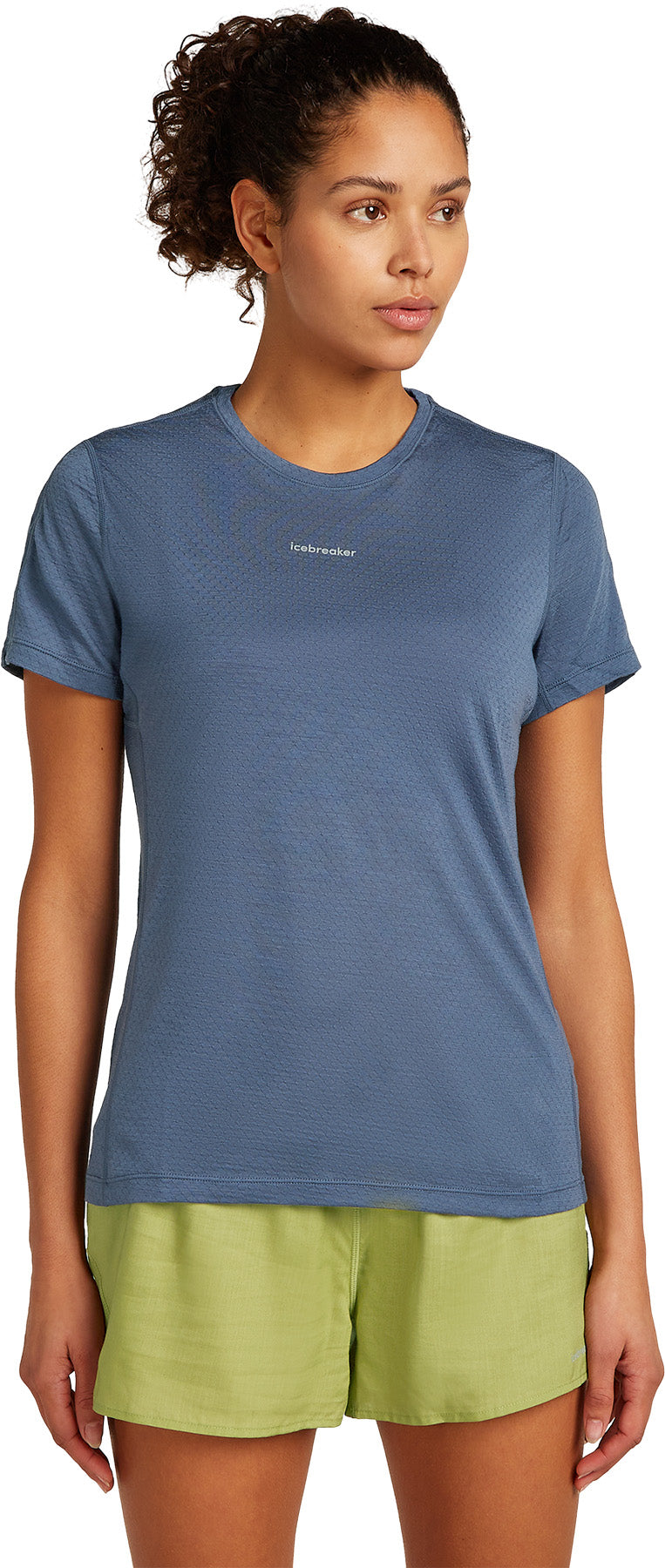 125 Cool Lite Speed Merino Blend Short Sleeve T-Shirt for Women - Lightweight & Breathable Summer Top for Hiking, Yoga & Outdoor Activities