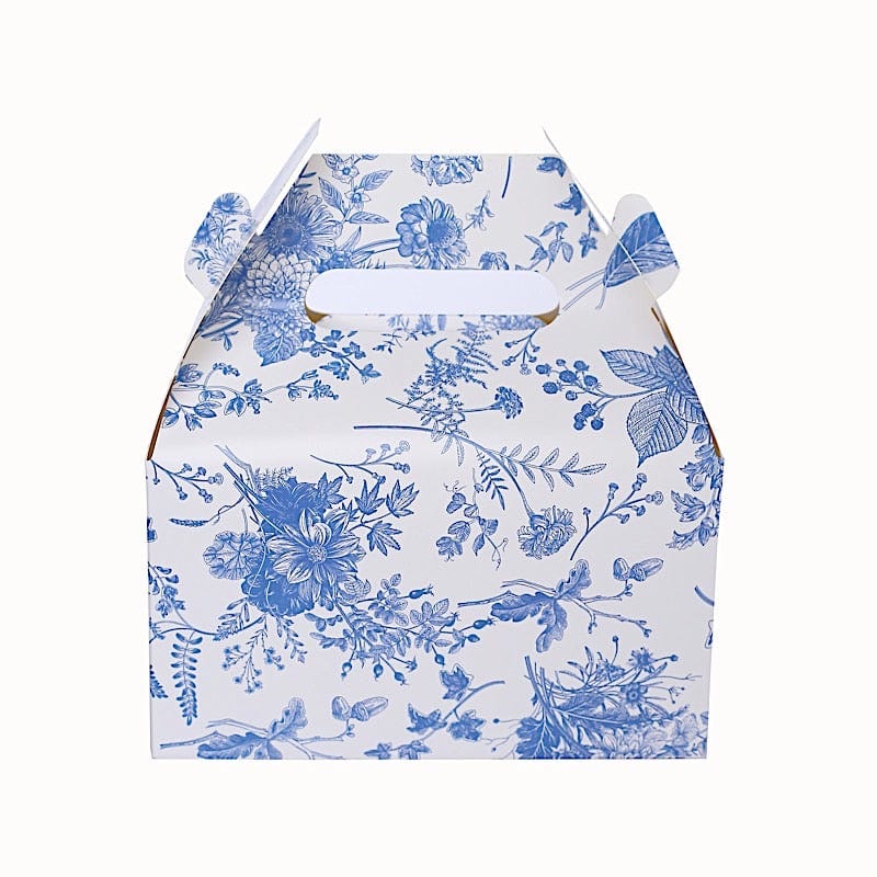 25 Pack Floral Printed Tote Favor Boxes - Elegant Gift Bags for Wedding Favors, Baby Showers & Party Decorations