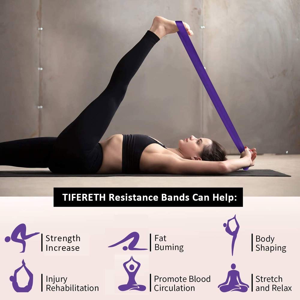 Pull-Up Bands - Heavy Duty Resistance Bands for Women & Men - Workout Bands for Strength Training, Yoga, Fitness - Perfect for Gym, Home & Outdoor Exercise