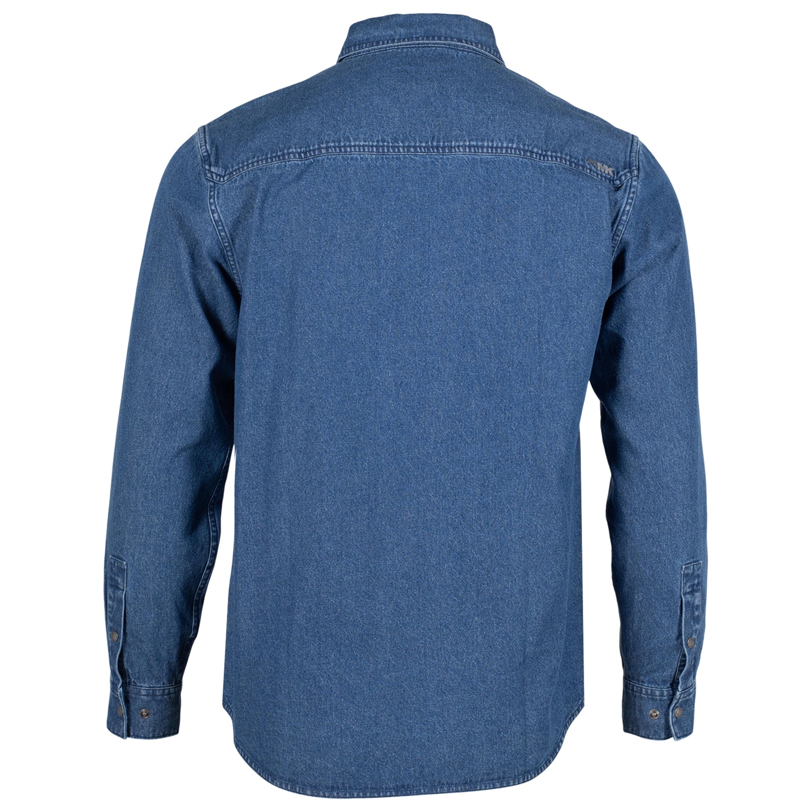 Austin Denim Shirt for Men - Classic Blue Denim Button Down Shirt with Long Sleeves | Perfect for Casual Wear, Outdoor Adventures & Layering