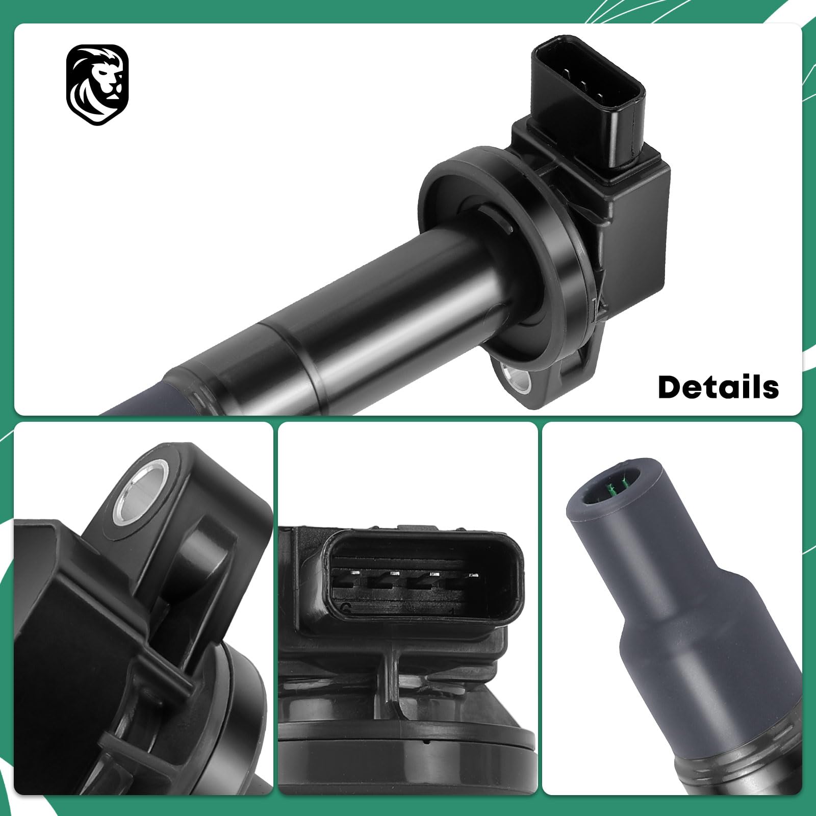YHTAUTO Ignition Coil Replacement for Scion XA XB 2004-2006, Toyota Echo 2000-2005 Yaris 2004-2018 Prius 2001-2009 Prius C 2012-2019 - Compatible with 1.5L & 1.3L I4 Engines - Direct Replacement for OEM 6731306 - Perfect for Engine Performance & Fuel Efficiency Improvement