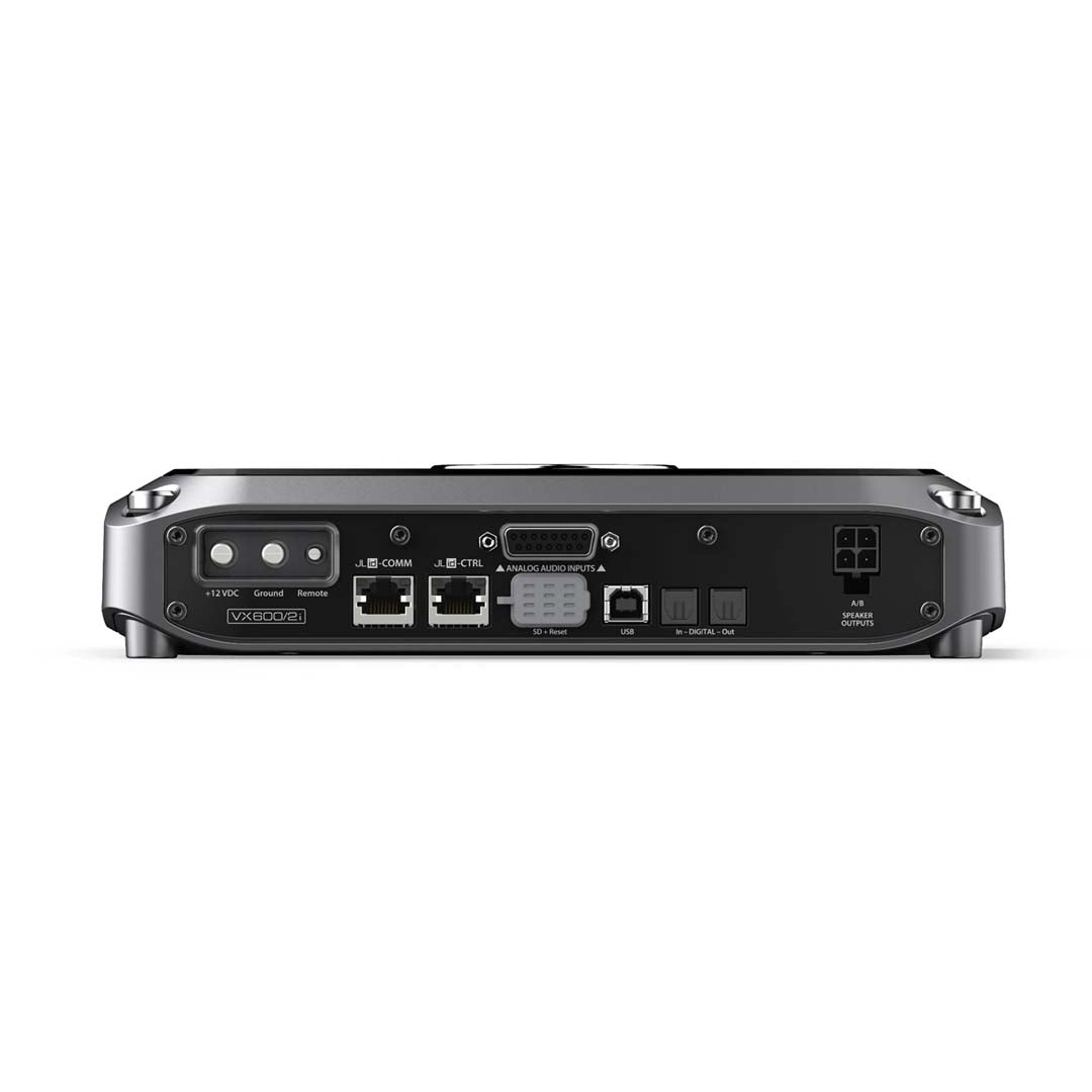 JL Audio JL VX600/2i VXi Series Class D 2-Channel Car Amplifier with Integrated DSP - 600W RMS Power for High-Performance Car Audio Systems - Perfect for Upgrading Your Vehicle Sound System