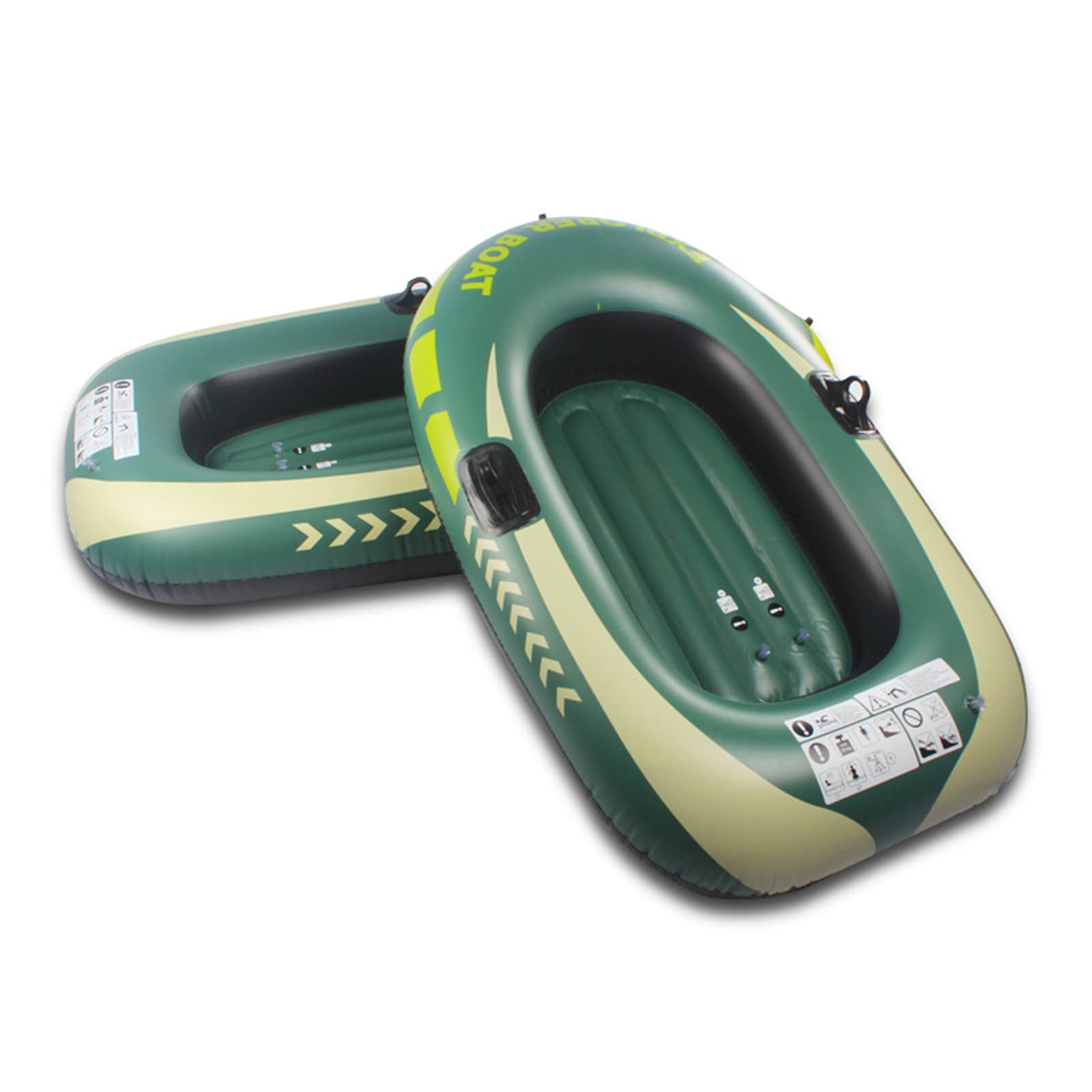 BenRan Inflatable Kayak - Lightweight PVC Fishing Boat for Adults & Kids, Portable Drift Boat for Leisure, Water Sports & Parent-Child Activities - Perfect for Lakes, Rivers & Beach Outings