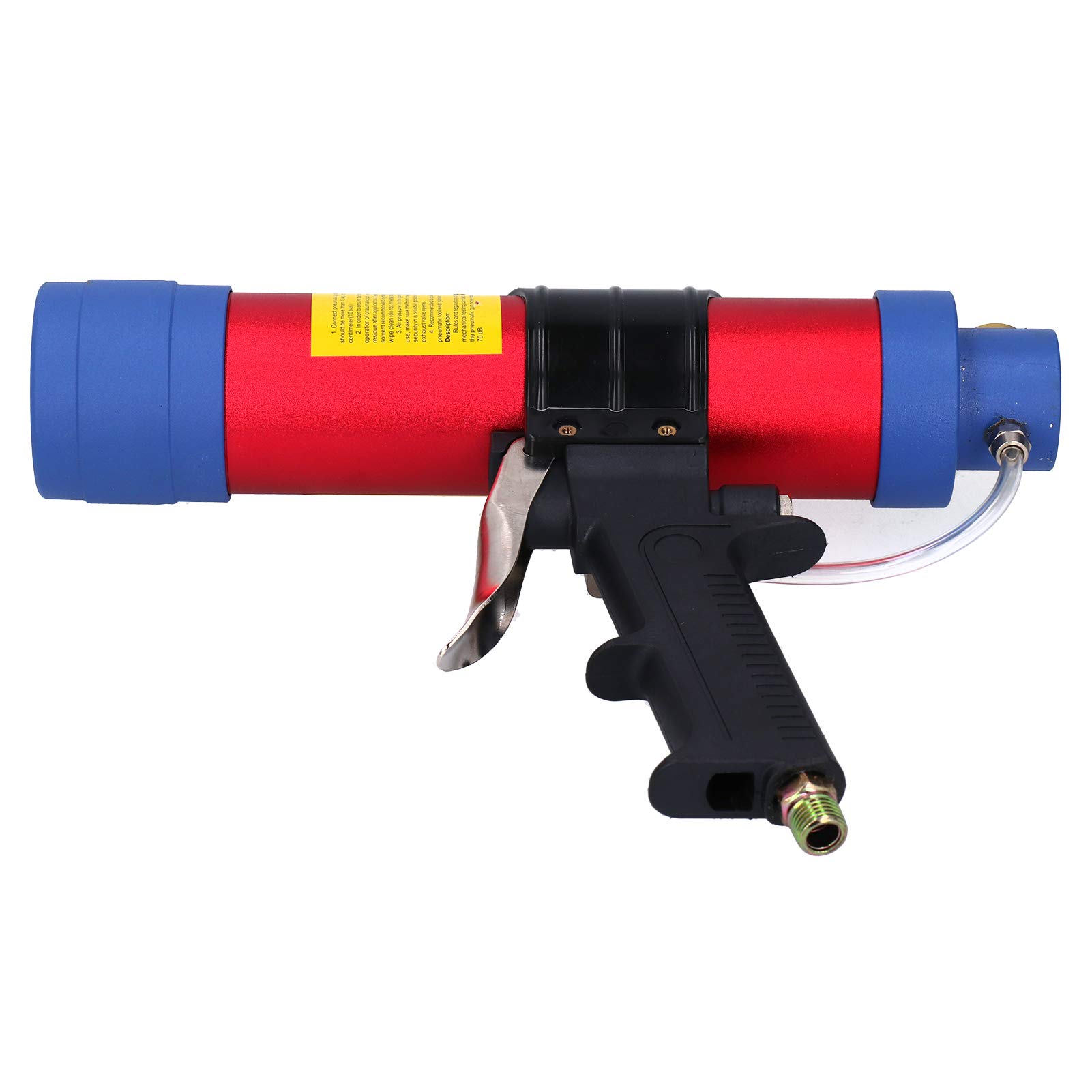 **Pneumatic Caulking Gun - Adjustable Air-Powered Sealant Gun for Glass Glue & Caulk Cartridges (310ML) - Durable Aluminum Construction - Ideal for Home Repairs, Window Sealing & DIY Projects**
