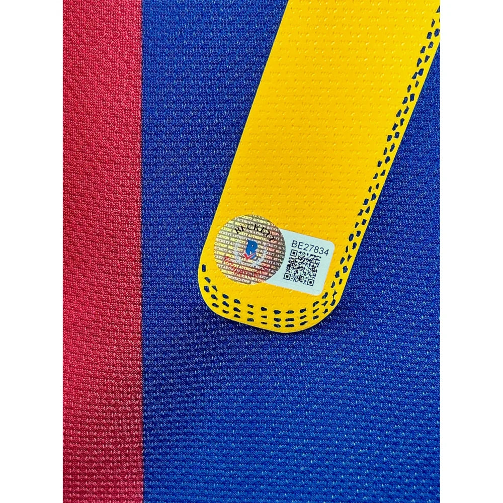 Authentic David Villa Barcelona FC Soccer Jersey - Signed Spain National Team BAS COA - Perfect for Collectors, Fans & Memorabilia Displays