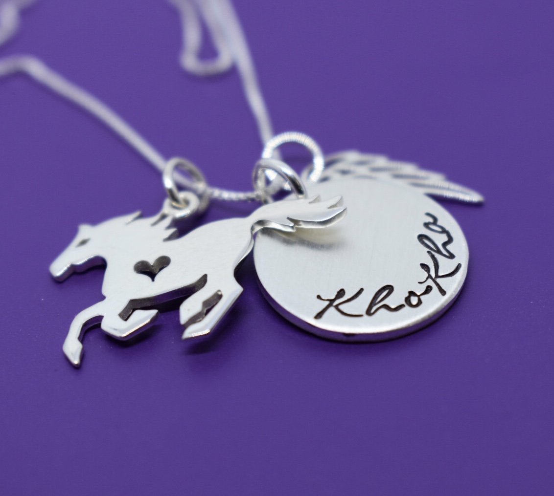 Sterling Silver Horse Memorial Necklace - Sympathy Gift for Horse Lovers - Perfect for Remembrance, Pet Loss Comfort & Equestrian Keepsake Jewelry