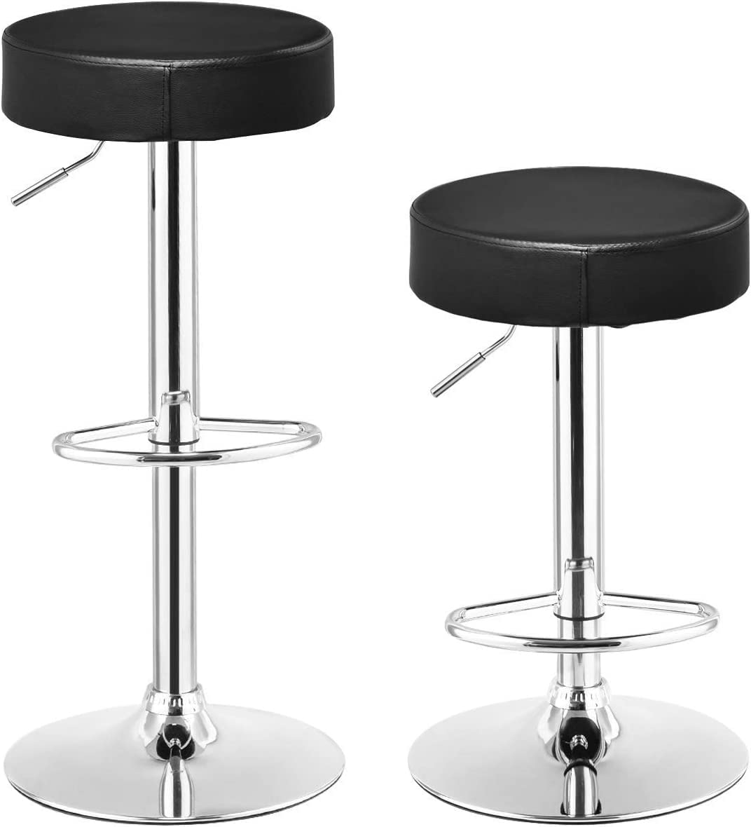 WATERJOY Adjustable Swivel Bar Stools Set of 2 - 30
